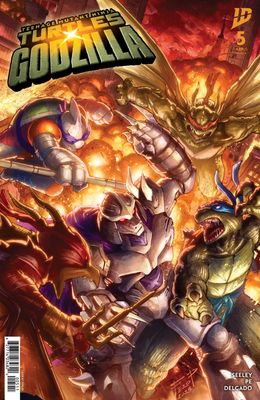 TMNT X GODZILLA #5 CVR A FERO IDW COMICS (1st April 2026)