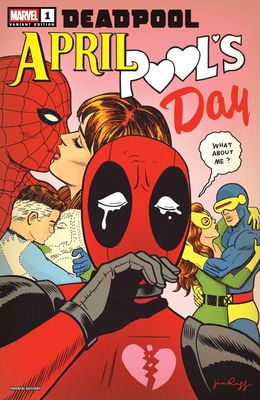 DEADPOOL APRIL POOLS DAY #1 CVR C JIM RUGG VAR MARVEL COMICS (1st April 2026) DEADPOOL APRIL POOLS DAY #1 CVR C JIM RUGG VAR MARVEL COMICS (1st April 2026)