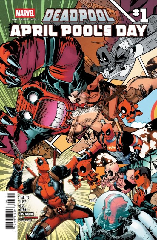 DEADPOOL APRIL POOLS DAY #1 CVR A DAVID BALDEON MARVEL COMICS (1st April 2026)