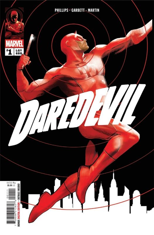 DAREDEVIL #1 CVR A LEE GARBETT MARVEL COMICS (1st April 2026)