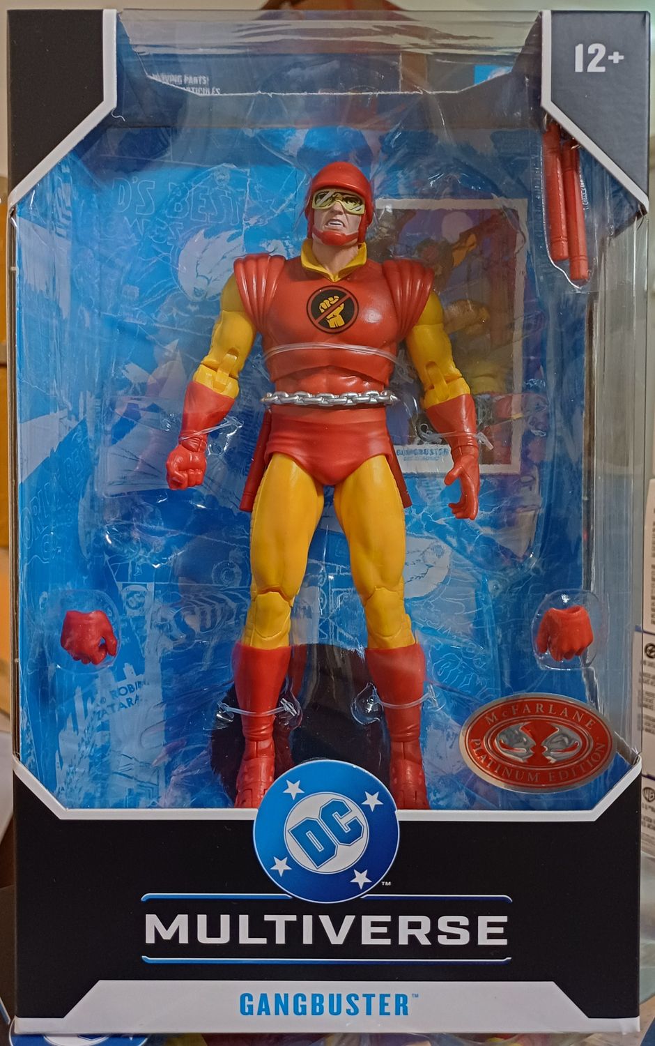 MCFARLANE TOYS DC MULTIVERSE 7 MCFARLANE TOYS DC MULTIVERSE 7" DC MULTIVERSE DC CLASSIC GANGBUSTER (RED PLATINUM)