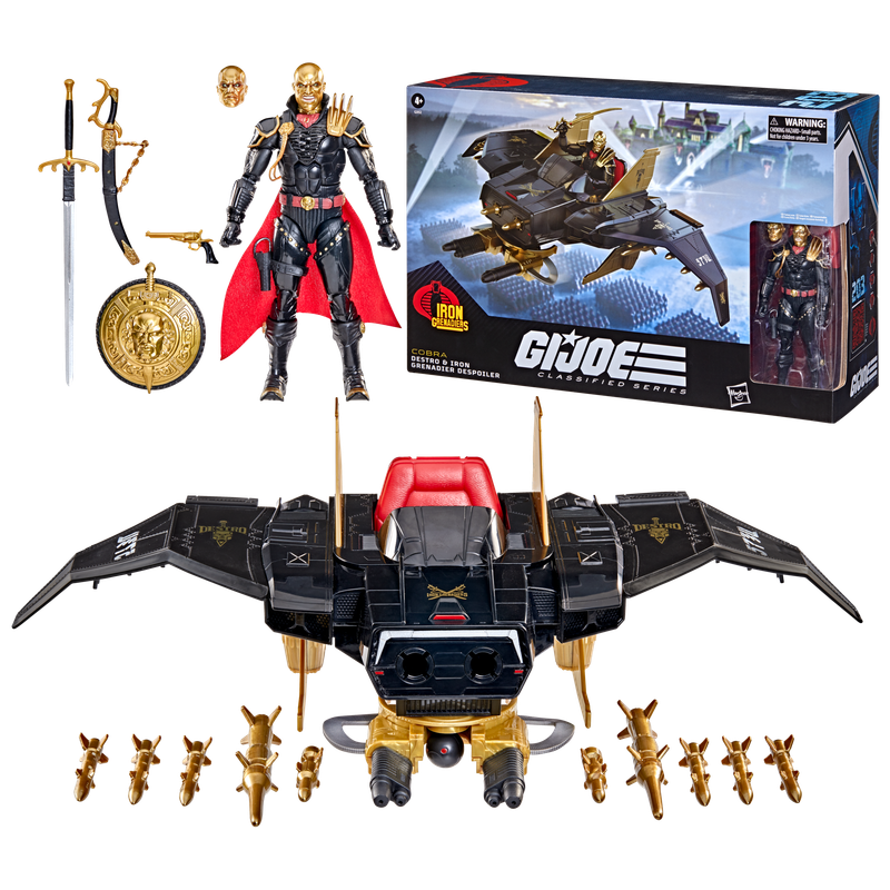***PRE ORDER*** G.I. Joe Classified Series #203, Destro & Iron Grenadier Despoiler Action Figure and Vehicle
