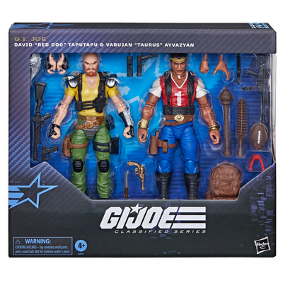 ***PRE ORDER*** G.I. Joe Classified Series #193, David ***PRE ORDER*** G.I. Joe Classified Series #193, David "Red Dog" Taputapu & Varujan "Taurus" Ayvazyan Action Figures