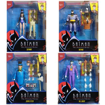 DC DIRECT COLLECTIBLES 6" BATMAN THE ANIMATED SERIES WAVE 7 SET OF 4 ACTION FIGURES (BAF CLOCK KING)