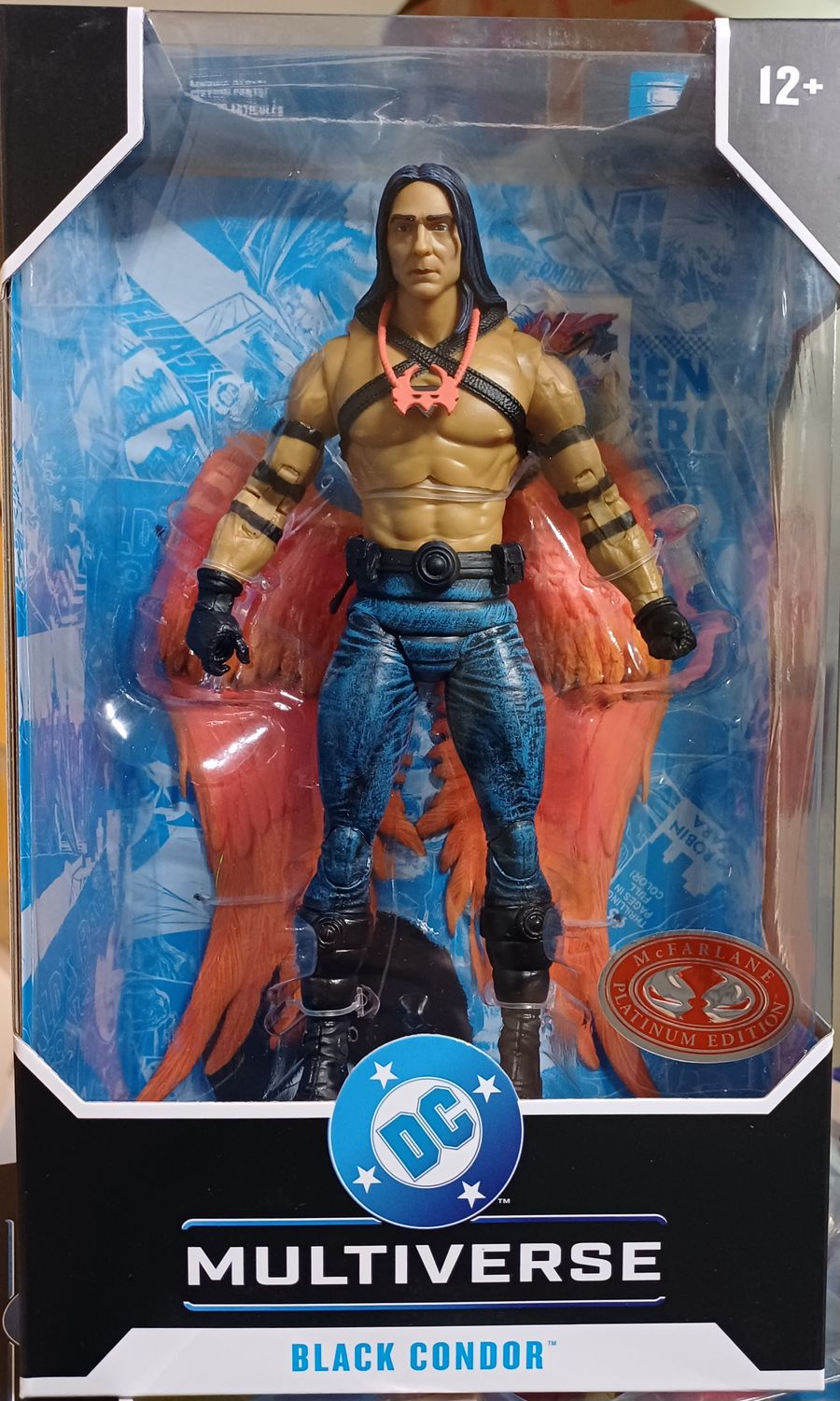 MCFARLANE TOYS DC MULTIVERSE 7" DC MULTIVERSE DC CLASSIC BLACK CONDOR (RED PLATINUM)