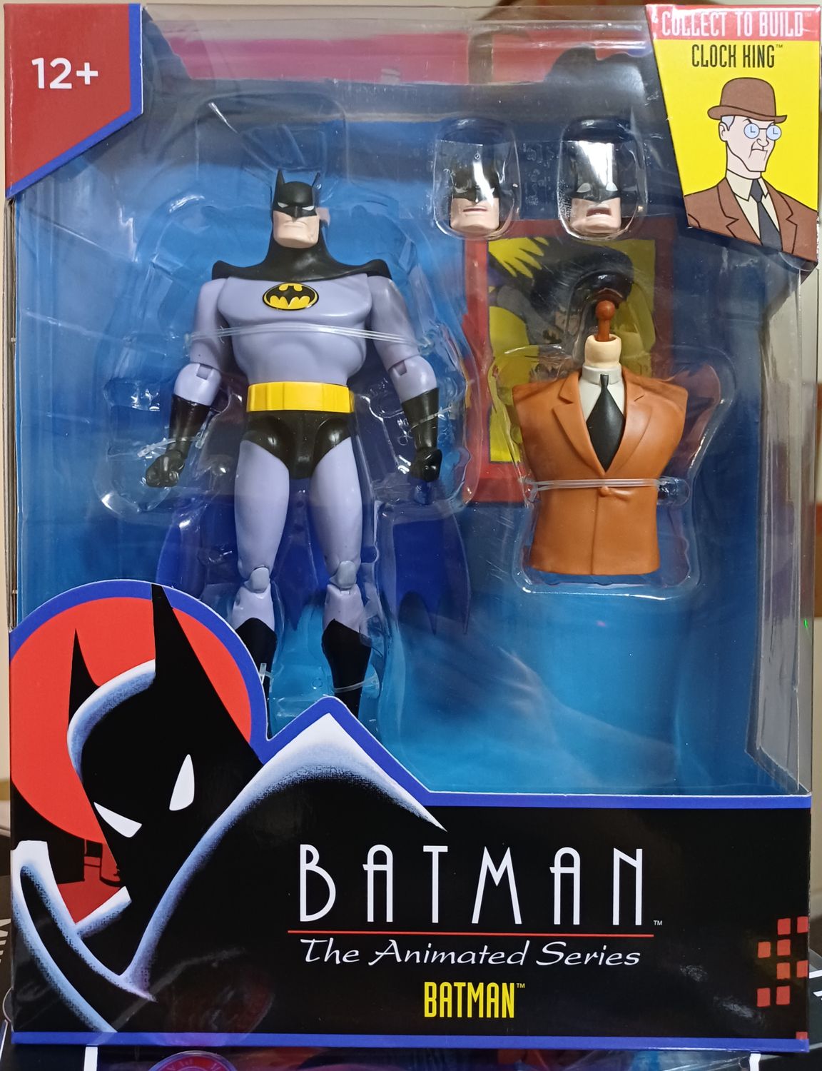 DC DIRECT COLLECTIBLES 6 DC DIRECT COLLECTIBLES 6" BATMAN THE ANIMATED SERIES WAVE 7 BATMAN EXPRESSIONS PACK (BAF CLOCK KING)