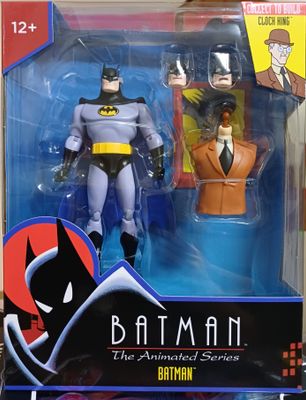 DC DIRECT COLLECTIBLES 6" BATMAN THE ANIMATED SERIES WAVE 7 BATMAN EXPRESSIONS PACK (BAF CLOCK KING)