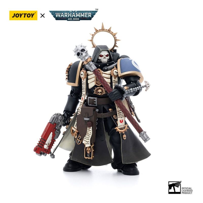 ** PRE-ORDER** Joy Toy Warhammer 40k Action Figure 1/18 Ultramarines Primaris Chaplain Brother Varus 12 cm