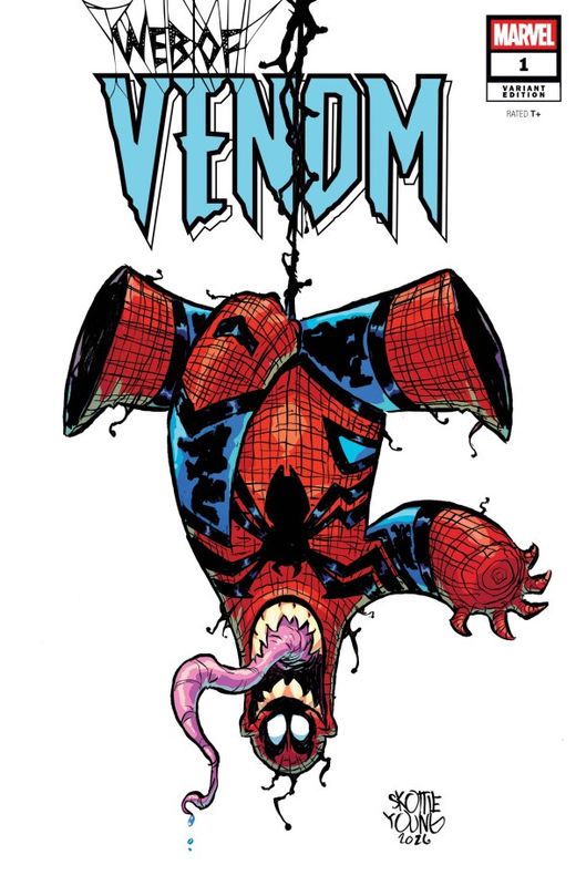 WEB OF VENOM #1 CVR B SKOTTIE YOUNG VAR MARVEL COMICS (8th April 2026)