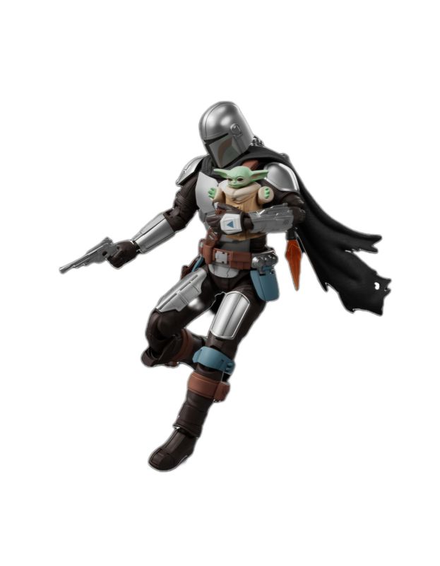 ** PRE-ORDER** Blokees Star Wars The Mandalorian & Grogu Din Djarin & Grogu Classic Class 05 Model Kit