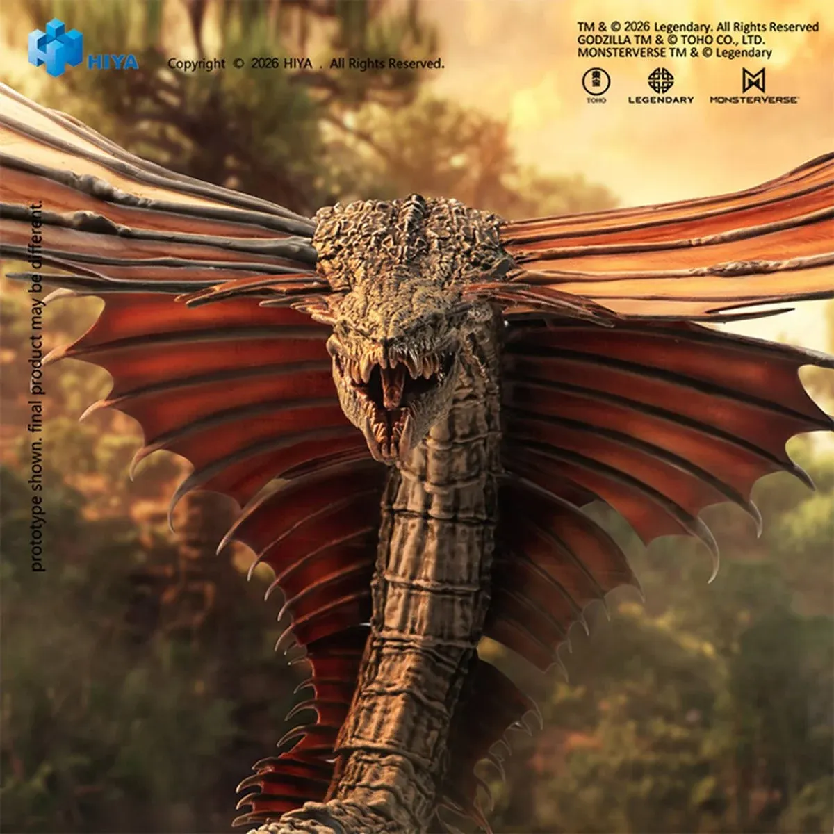 **PRE ORDER** HIYA Toys Godzilla vs. Kong Exquisite Basic Series None Scale 21 1/2-inch Warbat Action Figure