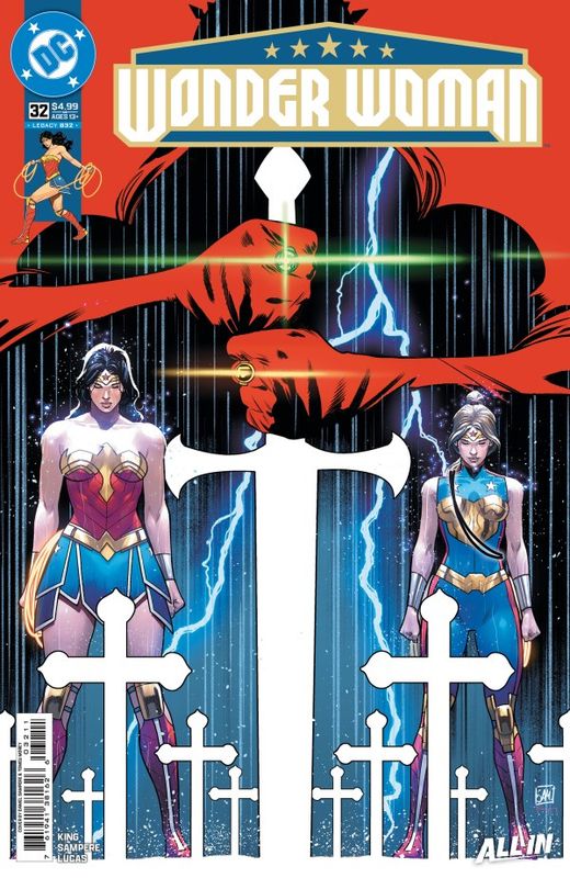WONDER WOMAN #32 CVR A DANIEL SAMPERE DC COMICS (15th April 2026) WONDER WOMAN #32 CVR A DANIEL SAMPERE DC COMICS (15th April 2026)
