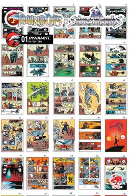 THUNDERCATS X SILVERHAWKS #1 CVR I INC 1-10 Declan Shalvey Layouts Variant DYNAMITE COMICS (15th April 2026) THUNDERCATS X SILVERHAWKS #1 CVR I INC 1-10 Declan Shalvey Layouts Variant DYNAMITE COMICS (15th April 2026)