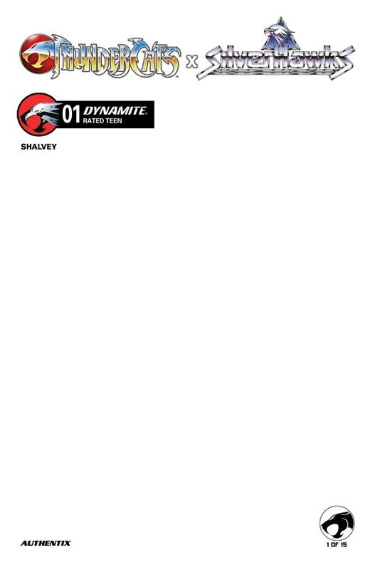 THUNDERCATS X SILVERHAWKS #1 CVR F BLANK AUTHENTIX VAR DYNAMITE COMICS (15th April 2026) THUNDERCATS X SILVERHAWKS #1 CVR F BLANK AUTHENTIX VAR DYNAMITE COMICS (15th April 2026)