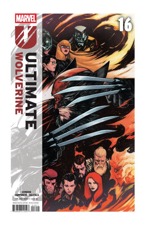 ULTIMATE WOLVERINE #16 CVR A ALESSANDRO CAPPUCCIO MARVEL COMICS (15th April 2026) ULTIMATE WOLVERINE #16 CVR A ALESSANDRO CAPPUCCIO MARVEL COMICS (15th April 2026)
