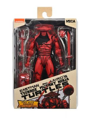 NECA 7" Scale TMNT Foot Assassin Red and Black Variant (Mirage Comics) Action FIgure