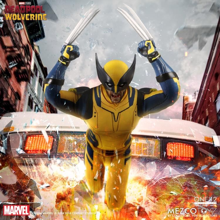 MEZCO ONE:12 COLLECTIVE Deadpool & Wolverine: Wolverine Deluxe Action Figure