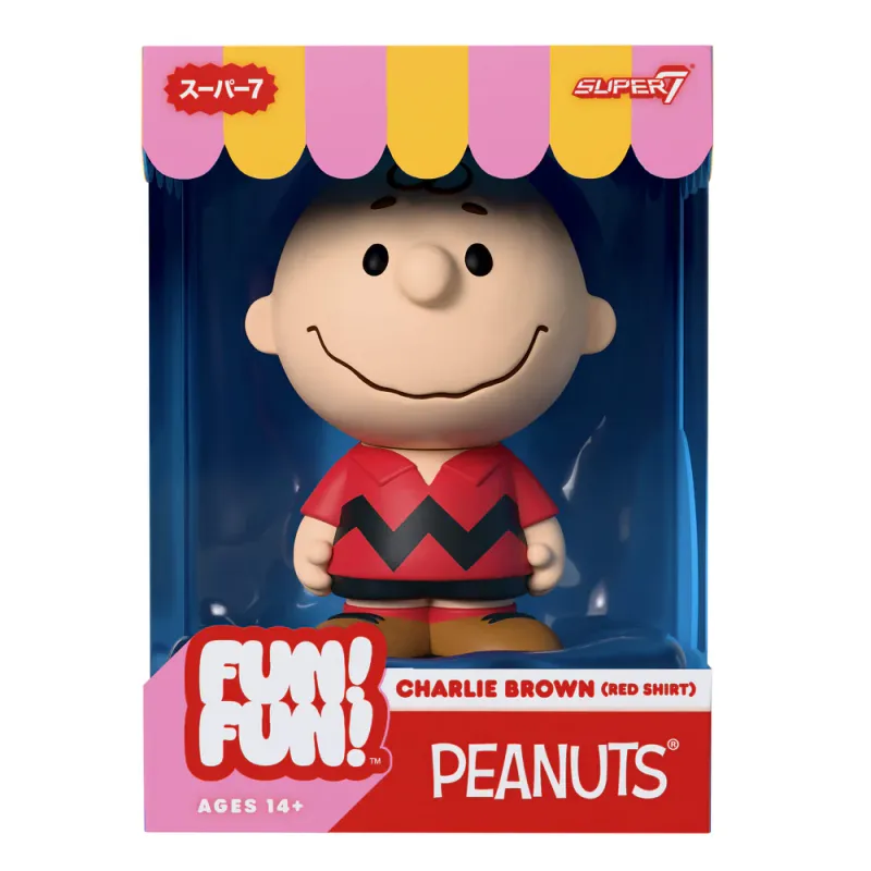 Super7 Fun! Fun! Peanuts Wave 01 Charlie Brown (Red Shirt)