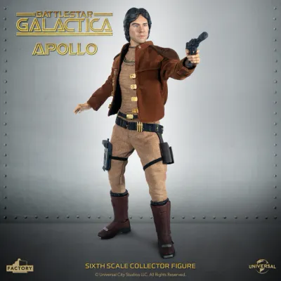 ***PRE ORDER*** Factory Entertainment One Sixth Scale Battlestar Galactica Captain Apollo Figure ***PRE ORDER*** Factory Entertainment One Sixth Scale Battlestar Galactica Captain Apollo Figure