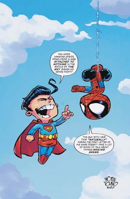 MARVEL DC SPIDER-MAN SUPERMAN #1 CVR T SKOTTIE YOUNG VAR MARVEL COMICS (22nd April 2026)