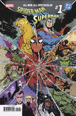 MARVEL DC SPIDER-MAN SUPERMAN #1 CVR G SANFORD GREENE VAR MARVEL COMICS (22nd April 2026)