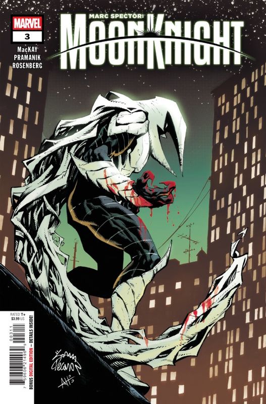 MARC SPECTOR MOON KNIGHT #3 CVR A RYAN STEGMAN MARVEL COMICS (22nd April 2026)