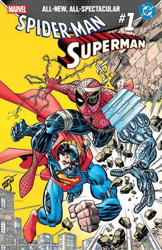 MARVEL DC SPIDER-MAN SUPERMAN #1 CVR D ERIK LARSEN VAR MARVEL COMICS (22nd April 2026)