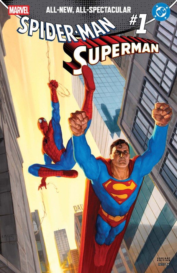 MARVEL DC SPIDER-MAN SUPERMAN #1 CVR V INC 1:25 Erik M. Gist Variant MARVEL COMICS (22nd April 2026)