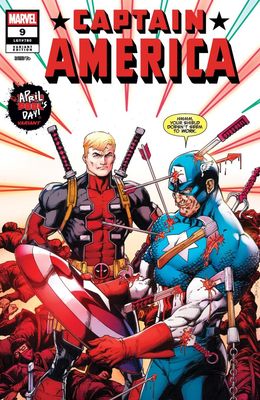 CAPTAIN AMERICA #9 CVR D MARK BAGLEY APRIL POOLS DAY VAR MARVEL COMICS (22nd April 2026)
