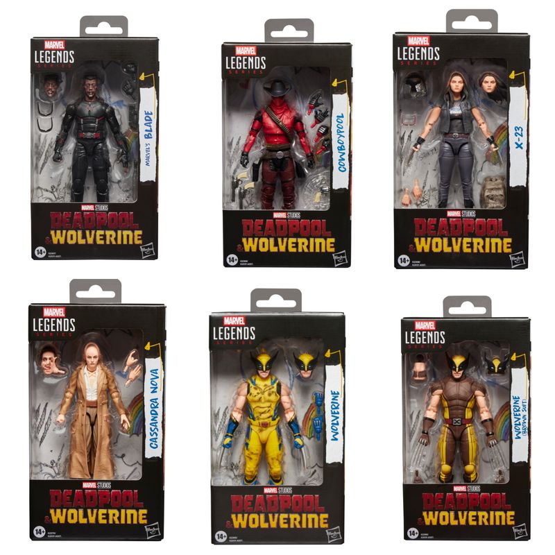 Marvel Legends 6 Marvel Legends 6" Marvel Studios' Deadpool & Wolverine Action Figure Set