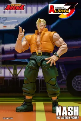 STORM COLLECTIBLES ARENA Street Fighter Alpha 3 Nash 6 STORM COLLECTIBLES ARENA Street Fighter Alpha 3 Nash 6" Scale Action Figure