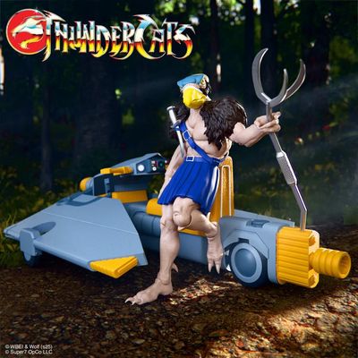 Super7 Thundercats Wave 13 Ultimates Skycutter Vehicle & Vultureman (Toy Version) Pair Super7 Thundercats Wave 13 Ultimates Skycutter Vehicle & Vultureman (Toy Version) Pair