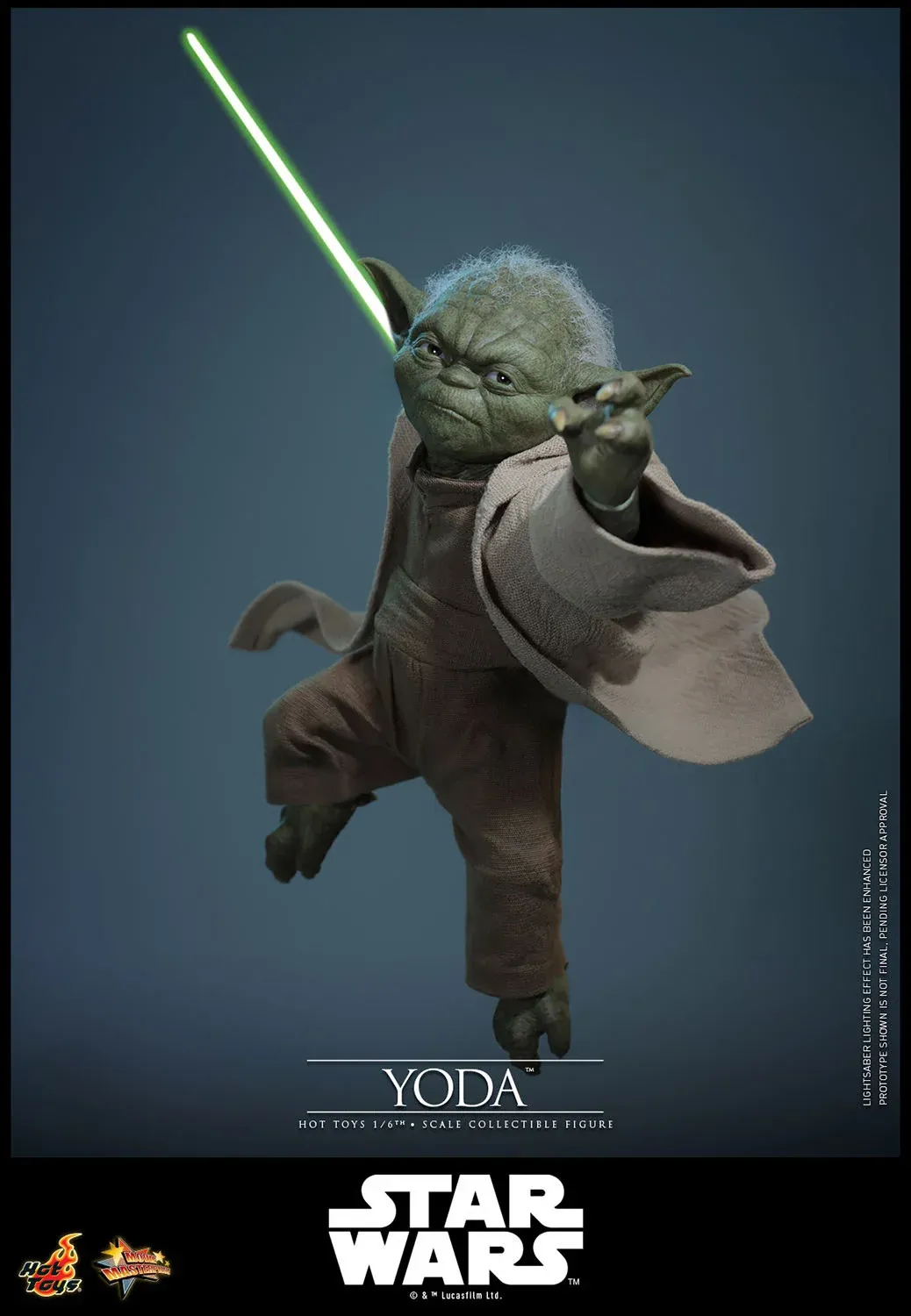PRE ORDER** Hot Toys Star Wars Revenge of the Sith 1/6 Yoda