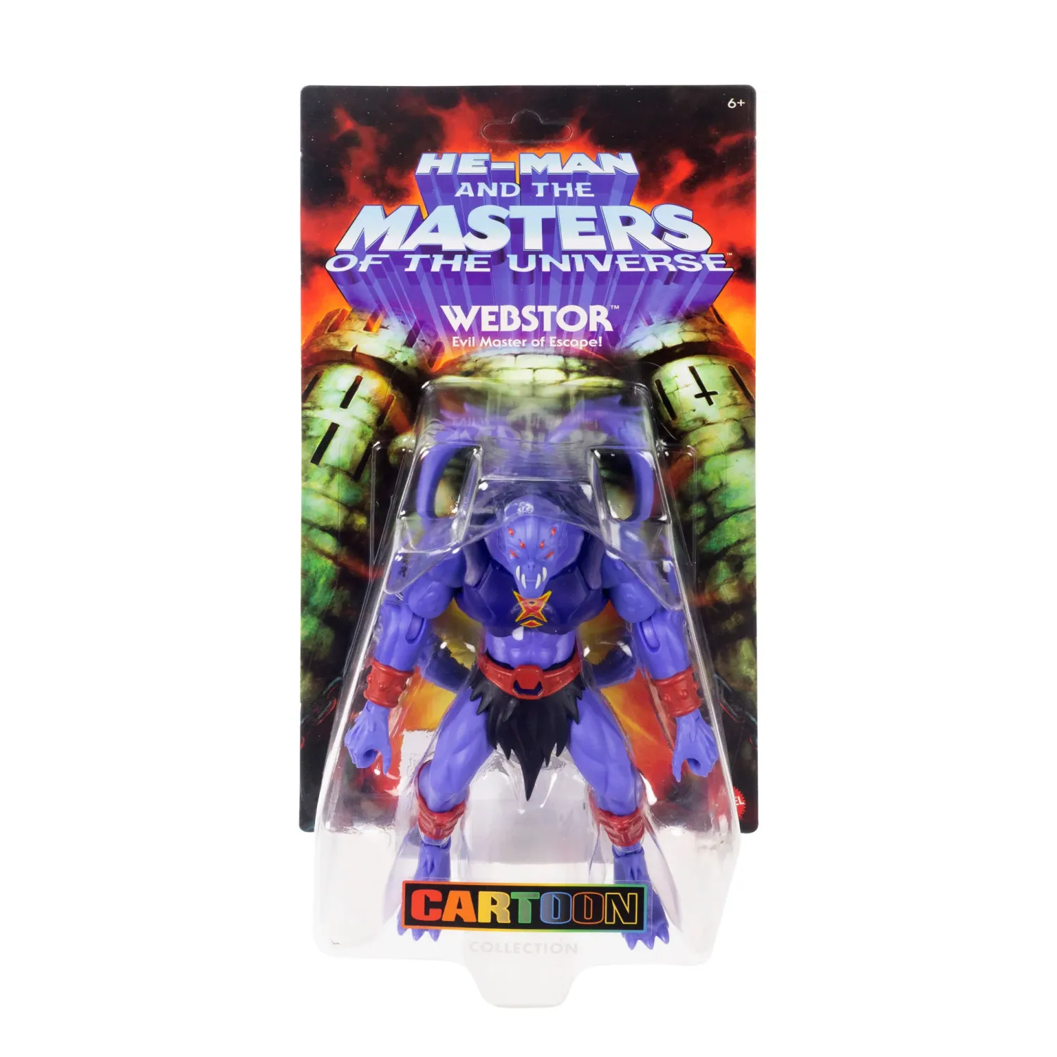 **PRE ORDER**Masters of the Universe Origins Webstor 200X (Cartoon Collection) Action Figure (VARIED EU/US CARD) **PRE ORDER**Masters of the Universe Origins Webstor 200X (Cartoon Collection) Action Figure (VARIED EU/US CARD)