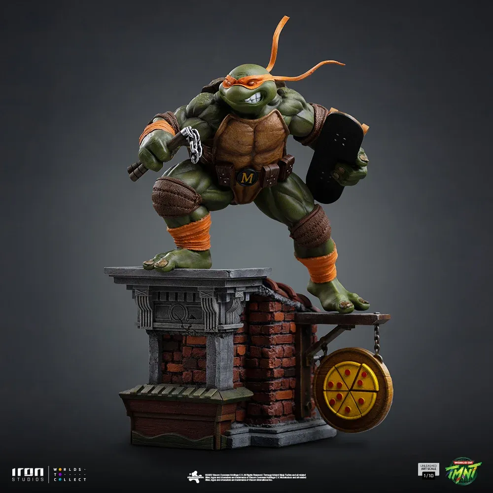***PRE-ORDER*** Iron Studios Teenage Mutant Ninja Turtles Art Scale Statue 1/10 Michelangelo Unleashed ***PRE-ORDER*** Iron Studios Teenage Mutant Ninja Turtles Art Scale Statue 1/10 Michelangelo Unleashed