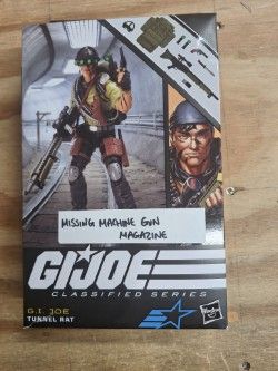 **MISSING MAGAZINE** GI JOE Classified Series 6" Tunnel Rat Action Figure (IMPORT)
