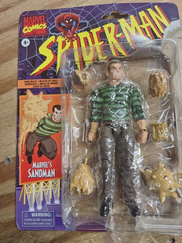 **DAMAGED RIGHT ARM PEG** Marvel Legends 6 **DAMAGED RIGHT ARM PEG** Marvel Legends 6" Spider-Man Vintage Sandman