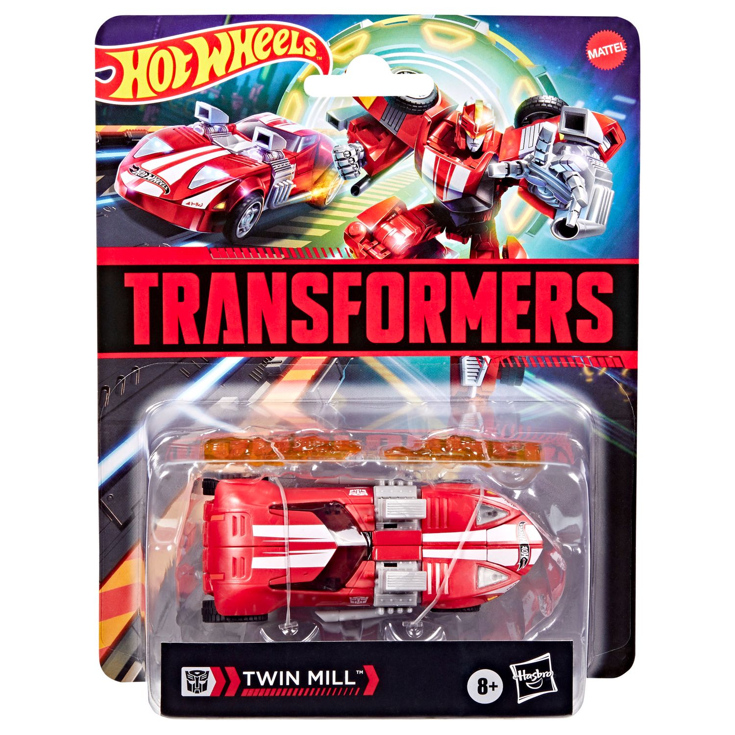 ***PRE ORDER*** Transformers Collaborative Hot Wheels(r) x Transformers 5 ***PRE ORDER*** Transformers Collaborative Hot Wheels(r) x Transformers 5" Red Twin Mill Action Figure