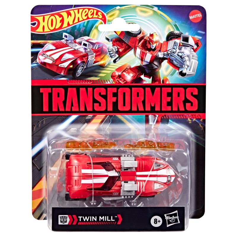 ***PRE ORDER*** Transformers Collaborative Hot Wheels(r) x Transformers 5" Red Twin Mill Action Figure