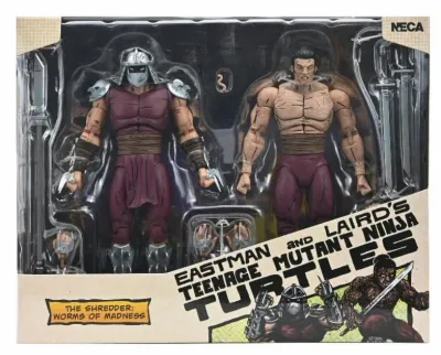 NECA 7 NECA 7" Scale TMNT Worms of Madness Shredder (Mirage Comics) Action Figure Two-Pack
