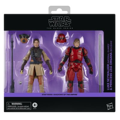 Star Wars The Black Series 6 Star Wars The Black Series 6" Shadows of the Empire Luke Skywalker & Princess Leia Organa Action Figure 2 pack