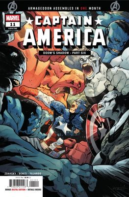 CAPTAIN AMERICA #11 CVR A VALERIO SCHITI MARVEL COMICS (13th May 2026)