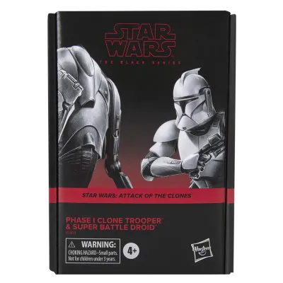 Star Wars The Black Series 6-Inch Phase I Clone Trooper & Super Battle Droid Action Figures Star Wars The Black Series 6-Inch Phase I Clone Trooper & Super Battle Droid Action Figures