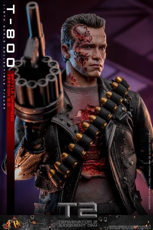 ***PRE ORDER*** Hot Toys Terminator 2 Judgement Day: T 800 (Battle Damaged Version 2.0) Re-release