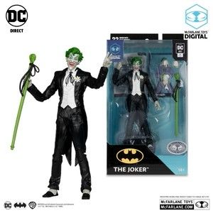 MCFARLANE TOYS 7" DC MULTIVERSE THE JOKER (SILVER AGE) WITH MCFARLANE TOYS DIGITAL COLLECTIBLE (CHASE VAR)
