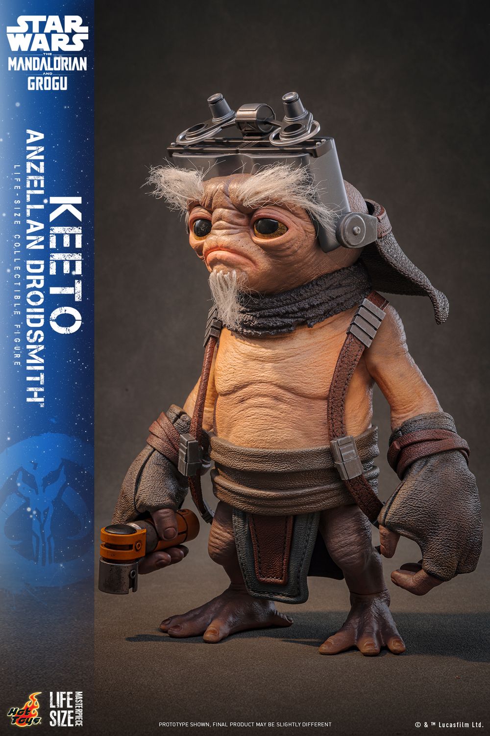 ***PRE ORDER*** Hot Toys Star Wars The Mandalorian and Grogu Life-Size Anzellan Droidsmith -Keeto ***PRE ORDER*** Hot Toys Star Wars The Mandalorian and Grogu Life-Size Anzellan Droidsmith -Keeto