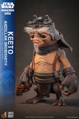 ***PRE ORDER*** Hot Toys Star Wars The Mandalorian and Grogu Life-Size Anzellan Droidsmith -Keeto