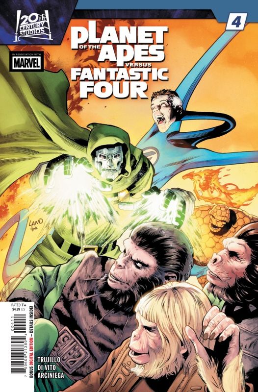 PLANET OF THE APES VS FANTASTIC FOUR #4 CVR A GREG LAND MARVEL COMICS (27th May 2026)