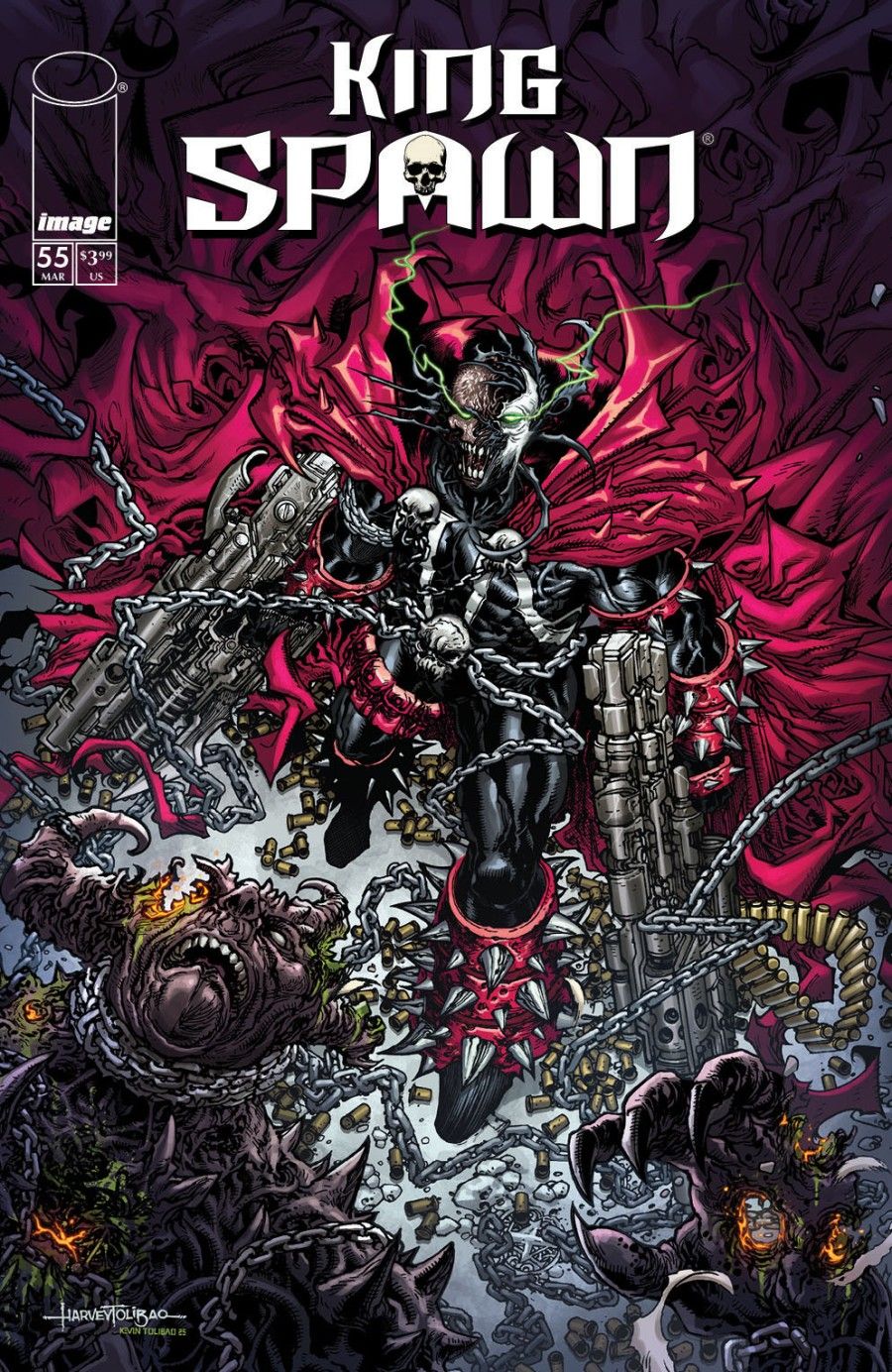 KING SPAWN #55 CVR A HARVEY TOLIBAO IMAGE COMICS (27th May 2026)