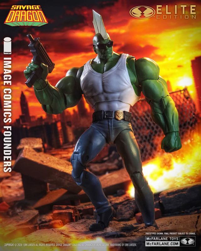 ***PRE-ORDER*** McFarlane Toys Savage Dragon (Image Comics Founders Series) McFarlane Elite Edition #12 Dragon Action Figure ***PRE-ORDER*** McFarlane Toys Savage Dragon (Image Comics Founders Series) McFarlane Elite Edition #12 Dragon Action Figure
